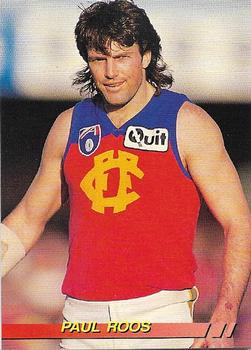 1994 Select AFL #70 Paul Roos Front
